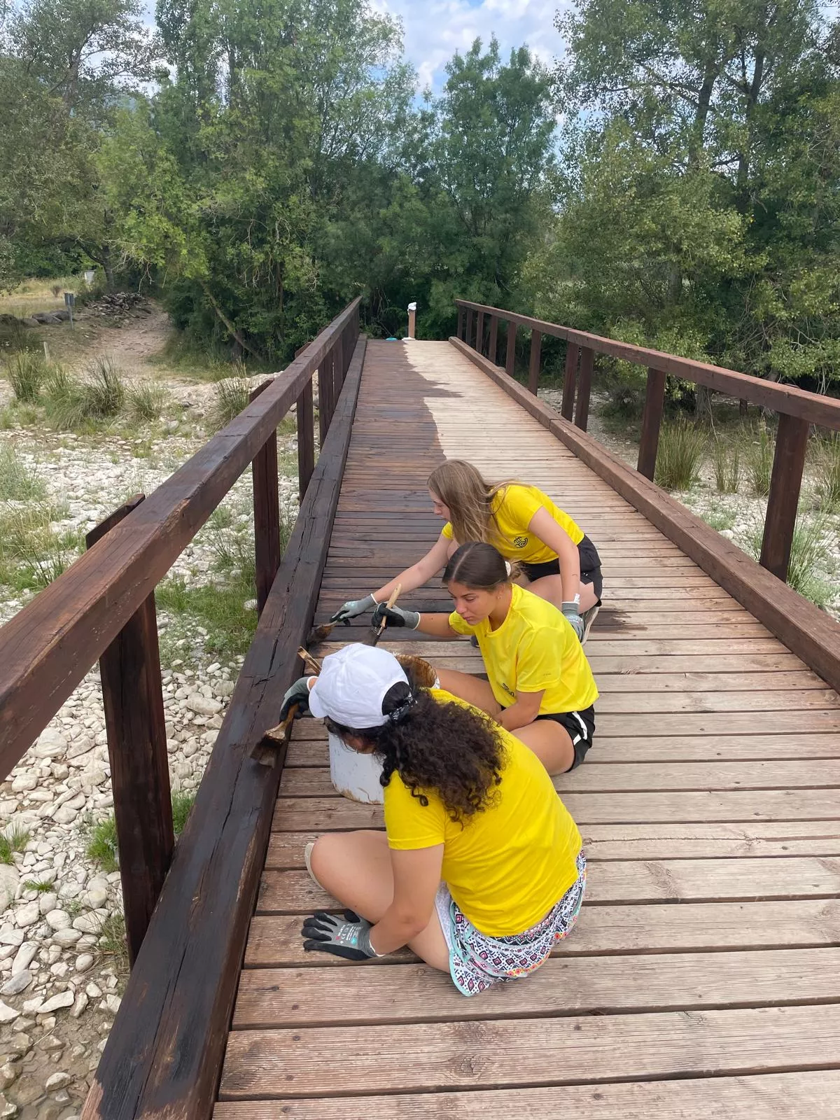 Voluntariado del “University Walking Community 2025” del Camino de Santiago.