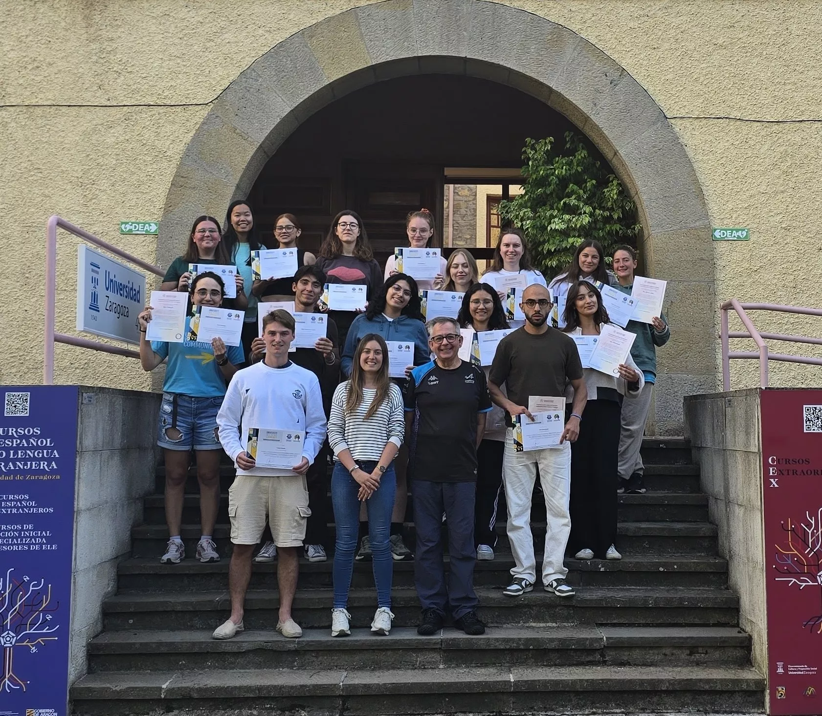 Voluntariado del “University Walking Community 2025” del Camino de Santiago.