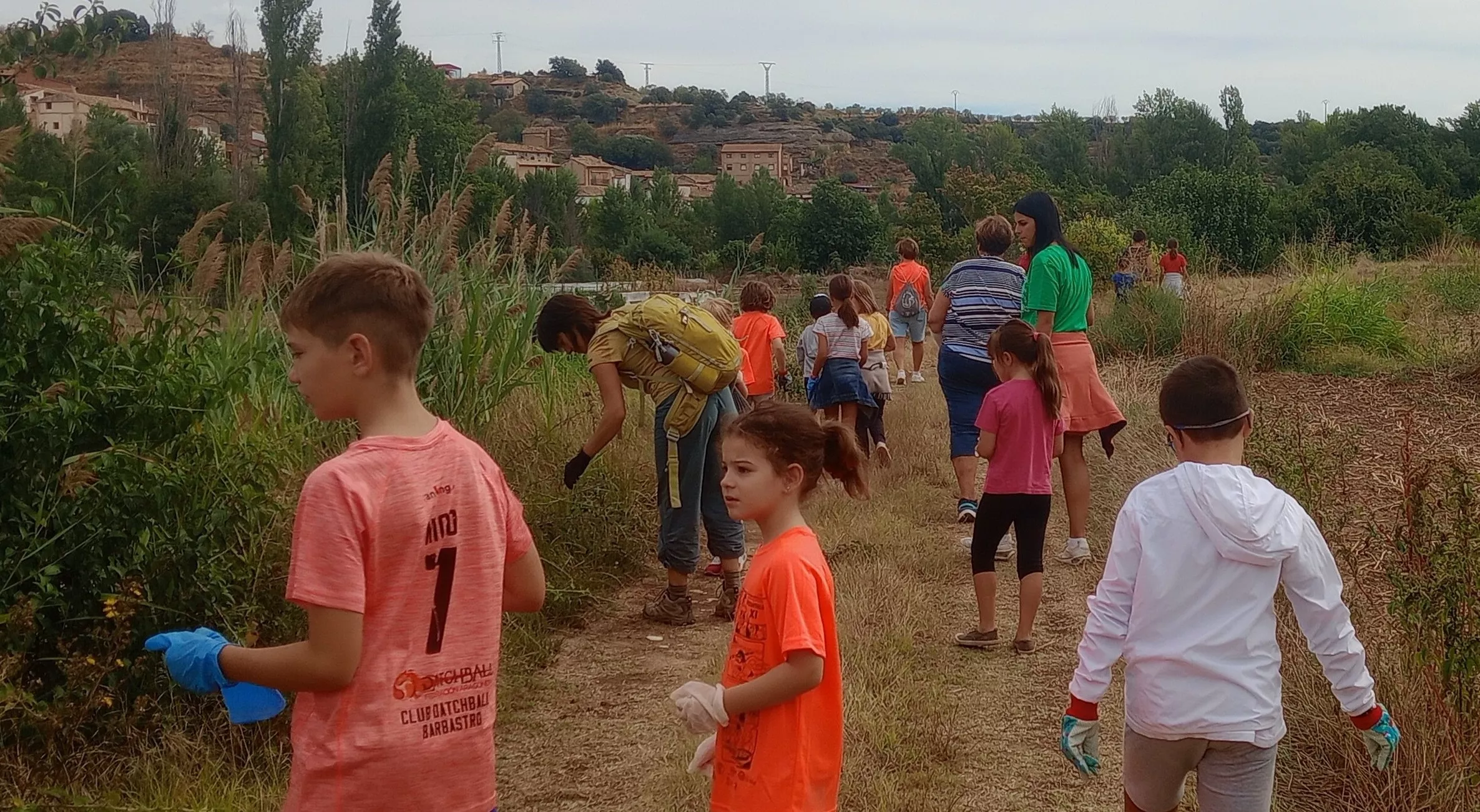 Jornada ambiental en la ribera del Vero. Foto: Aviva Iniciativas 
