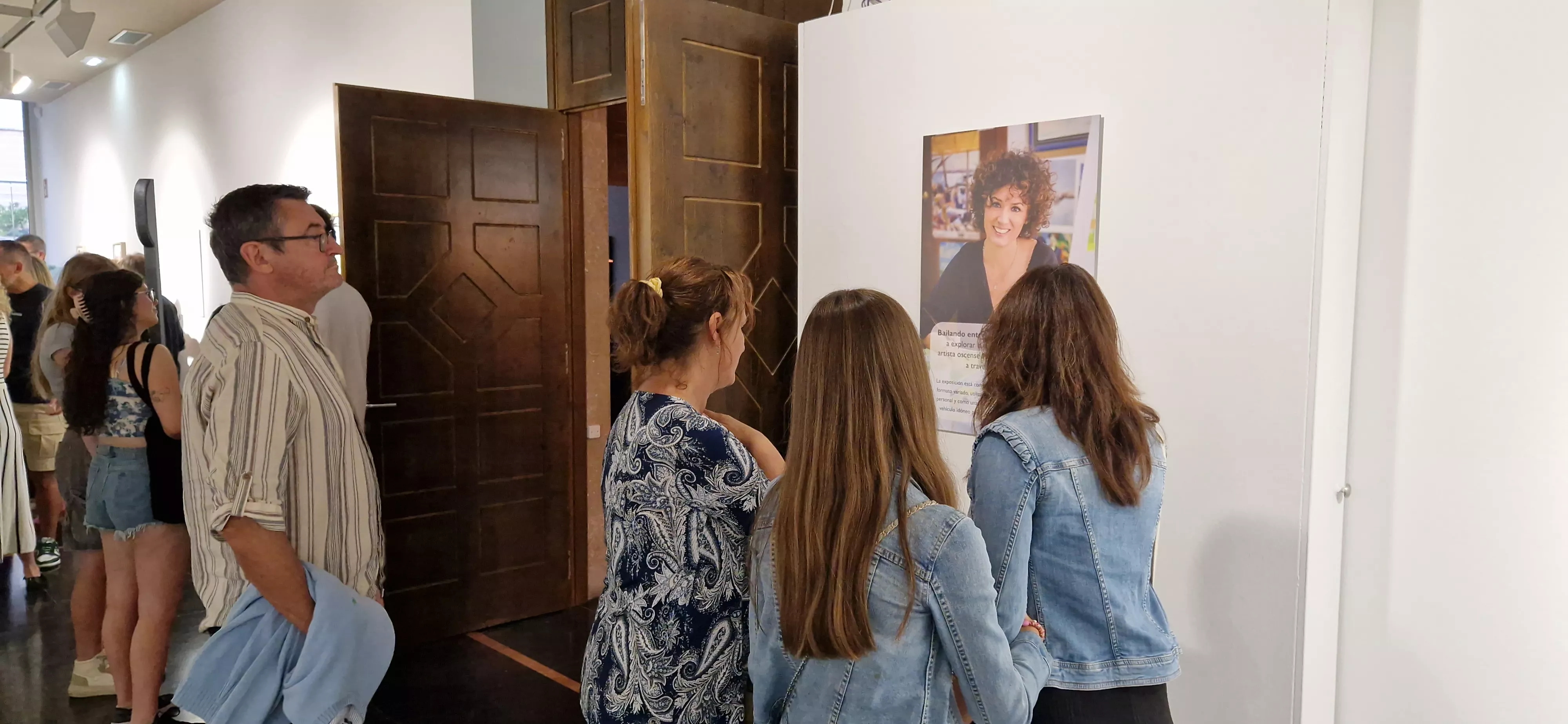 Exposición Bailando entre acuarelas de Marian Ruiz. Foto Myriam Martínez