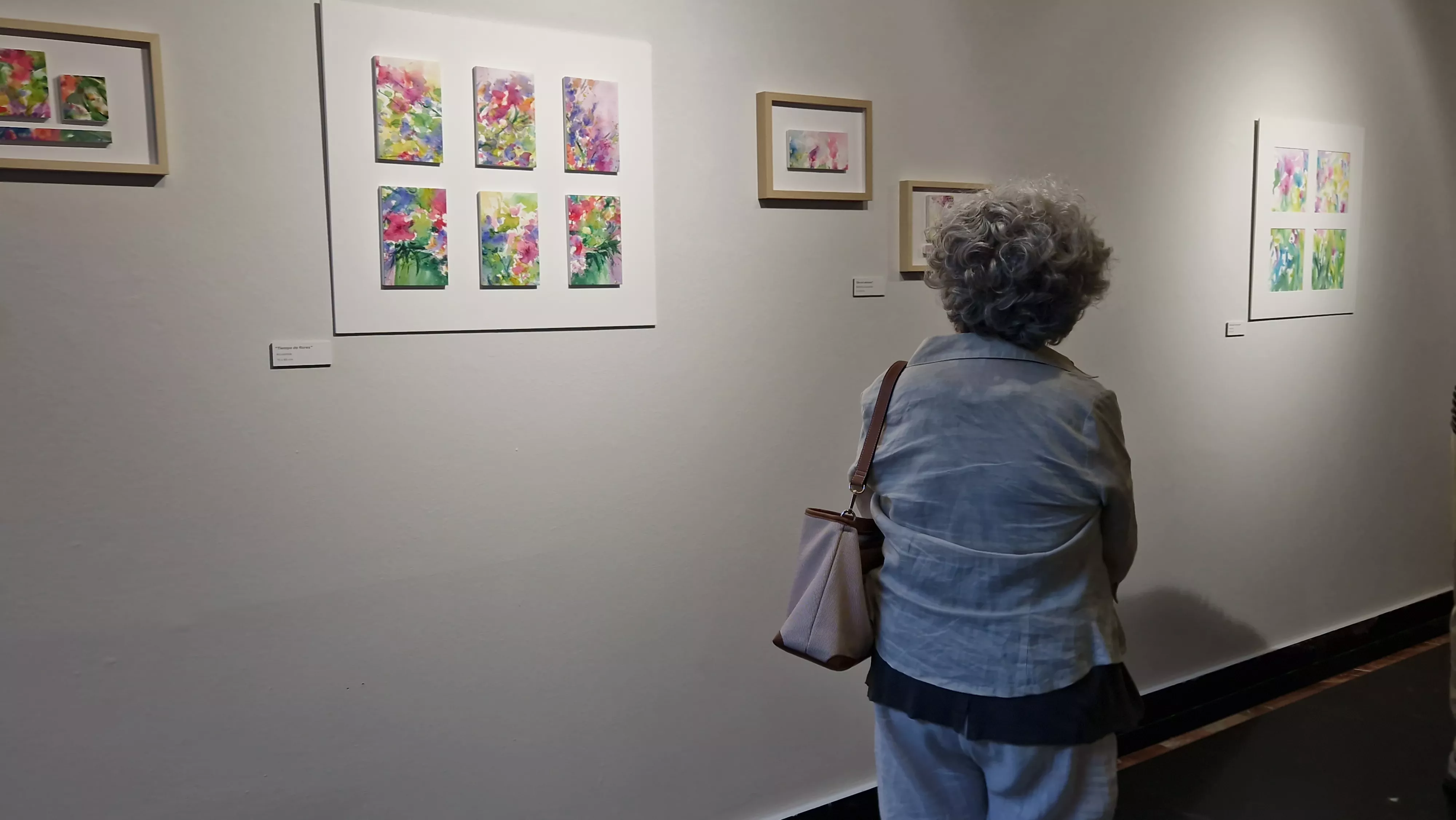 Exposición Bailando entre acuarelas de Marian Ruiz. Foto Myriam Martínez