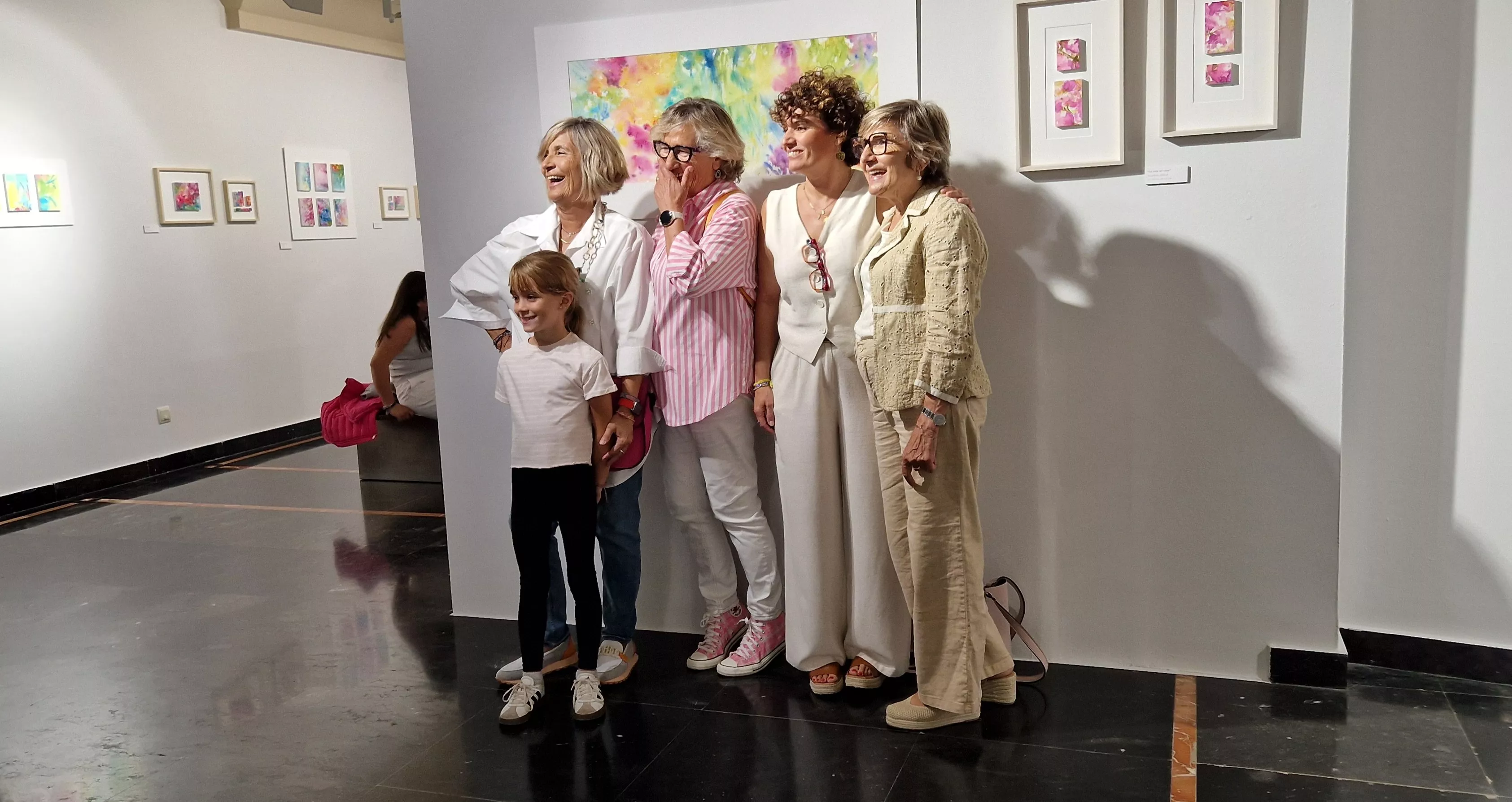 Exposición Bailando entre acuarelas de Marian Ruiz. Foto Myriam Martínez