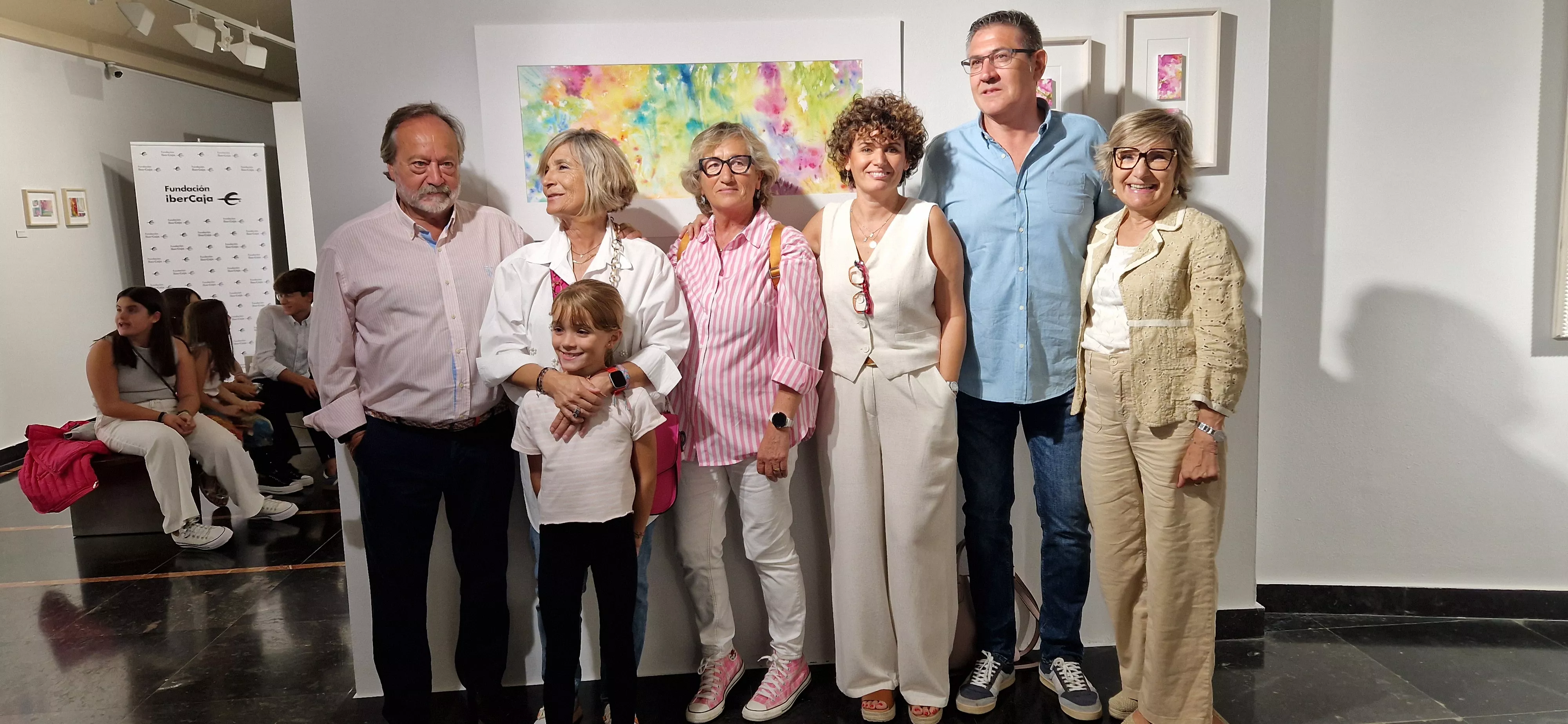 Exposición Bailando entre acuarelas de Marian Ruiz. Foto Myriam Martínez