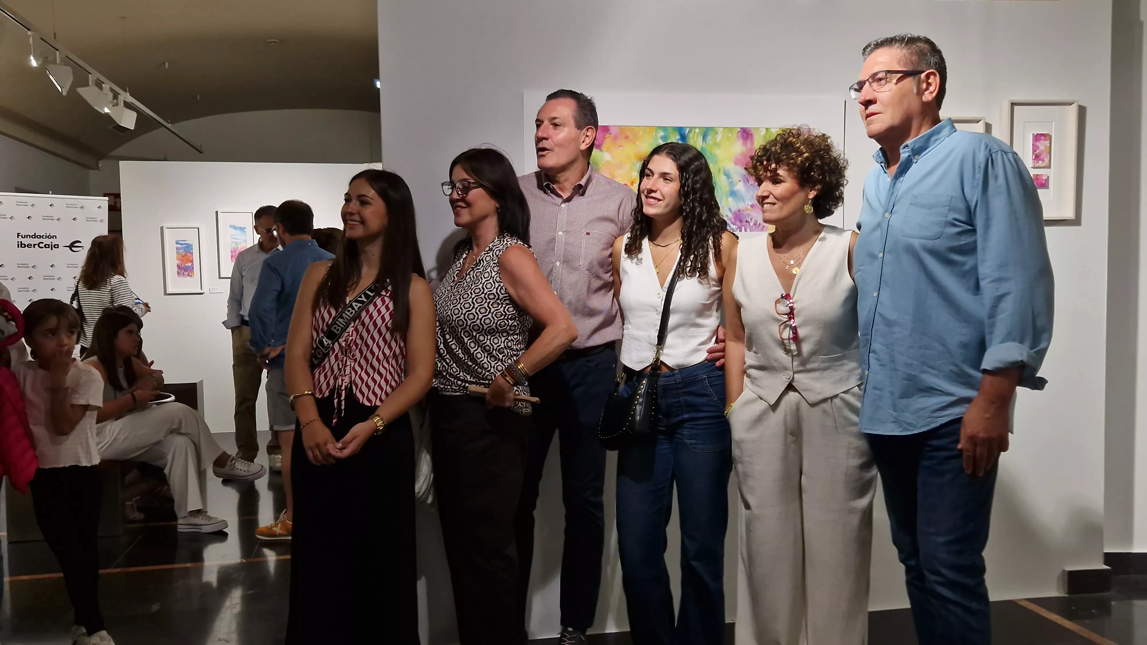 Exposición Bailando entre acuarelas de Marian Ruiz. Foto Myriam Martínez