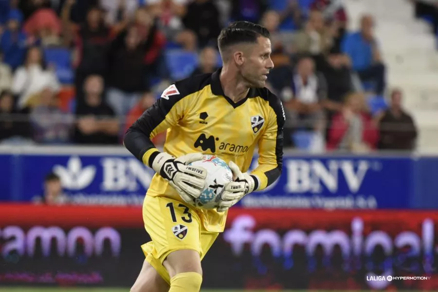 Dani Jiménez, otra noche espectacular. Foto Laliga