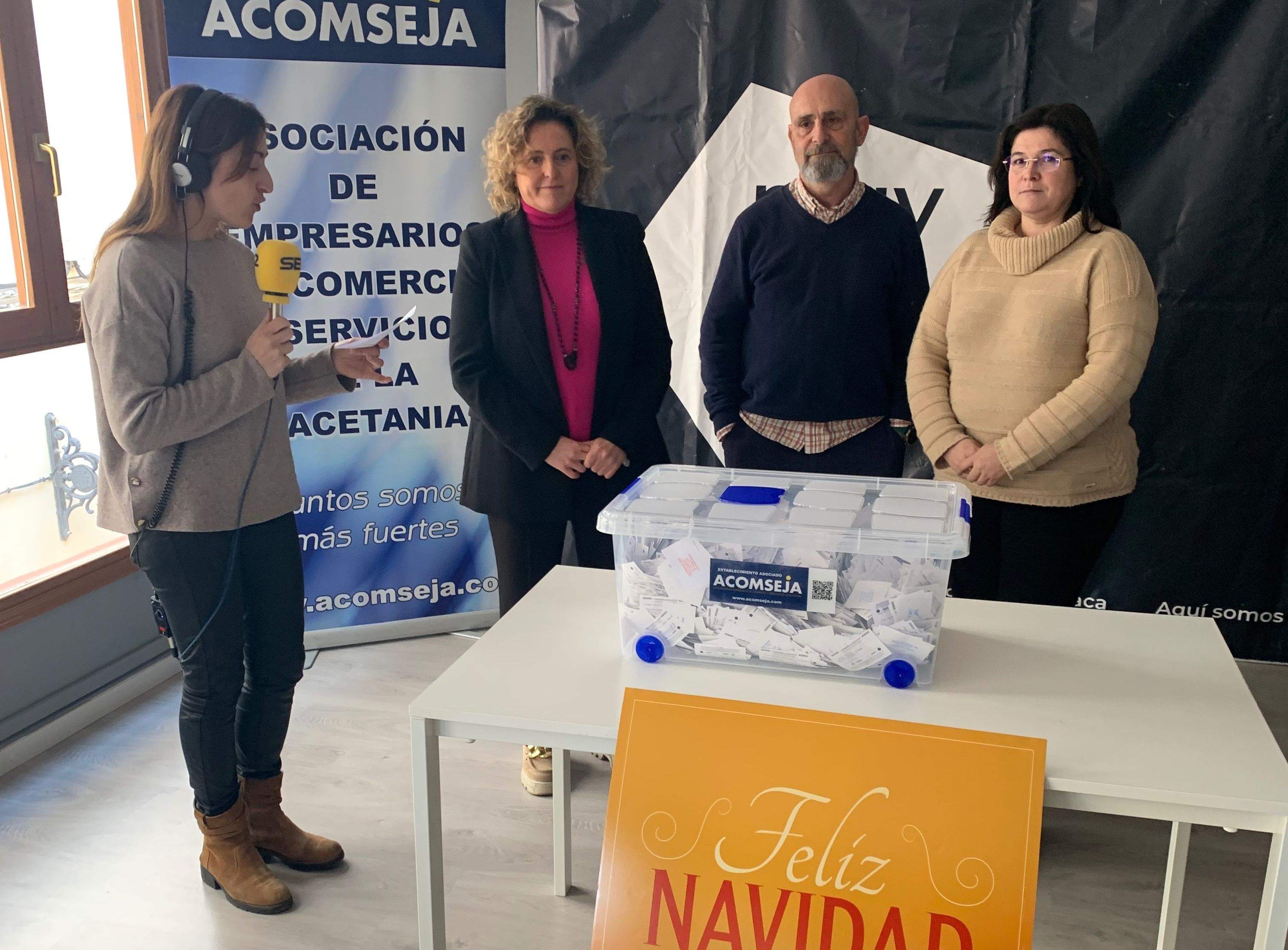 Sorteo de los premios de la campaña de Navidad de Acomseja
