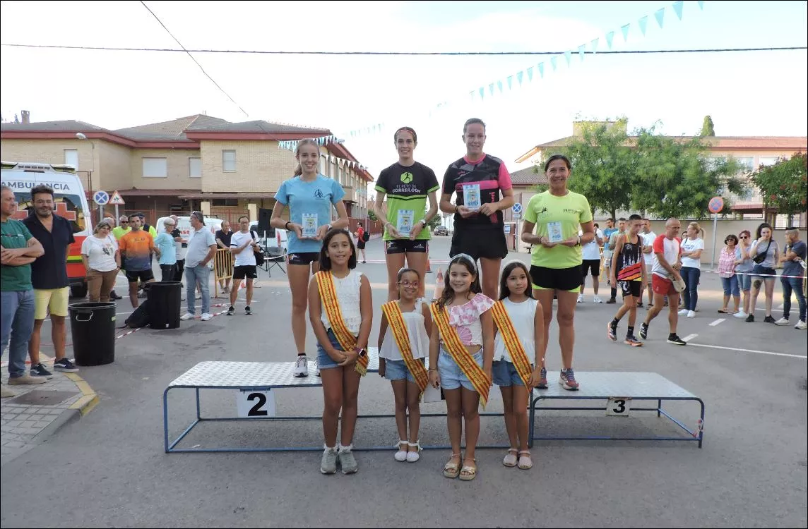 Sariñena. Podium Absoluto y Local Femenino