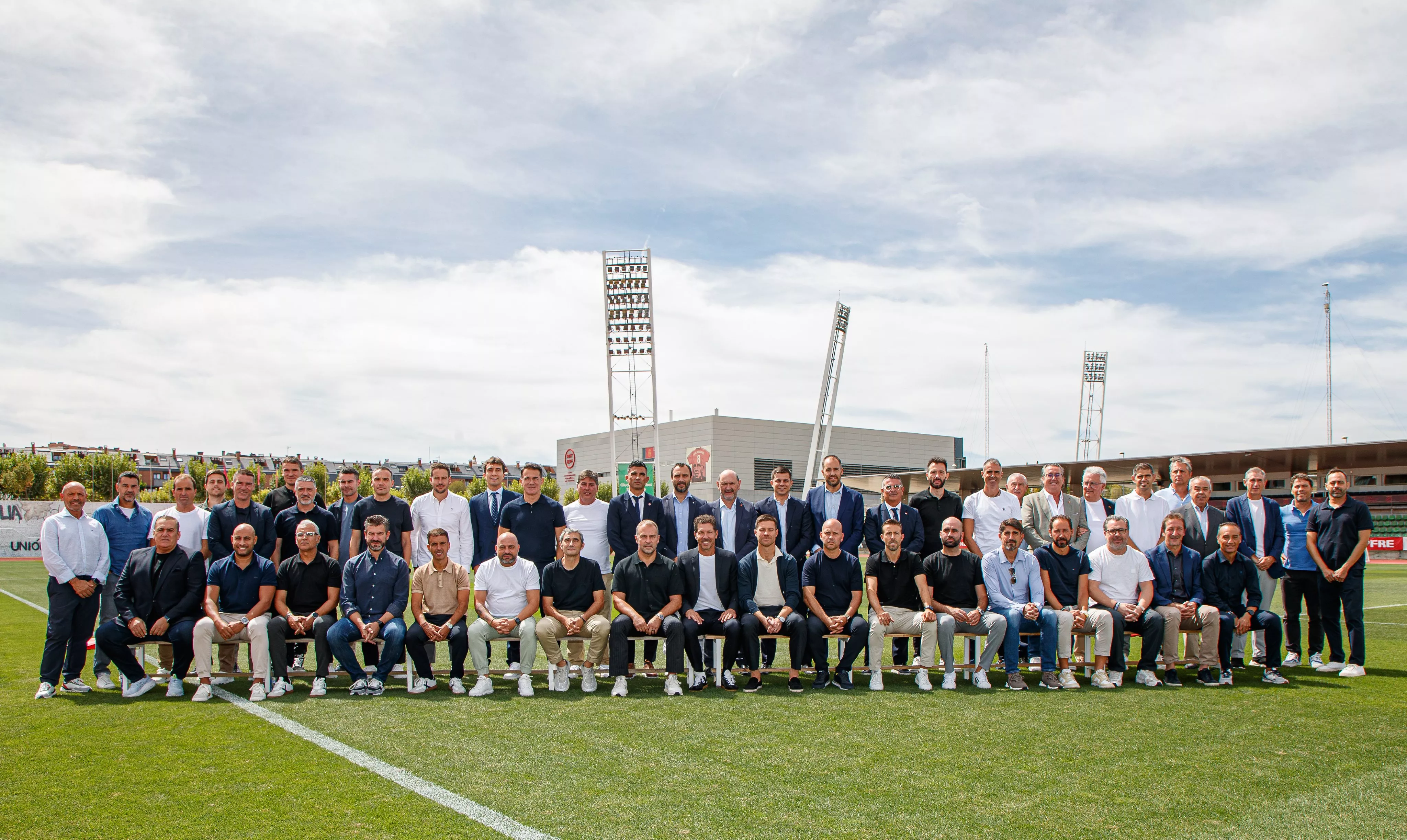 Los Entrenadores Profesionales de fútbol se han reunido este martes en Las Rozas. Foto: RFEF