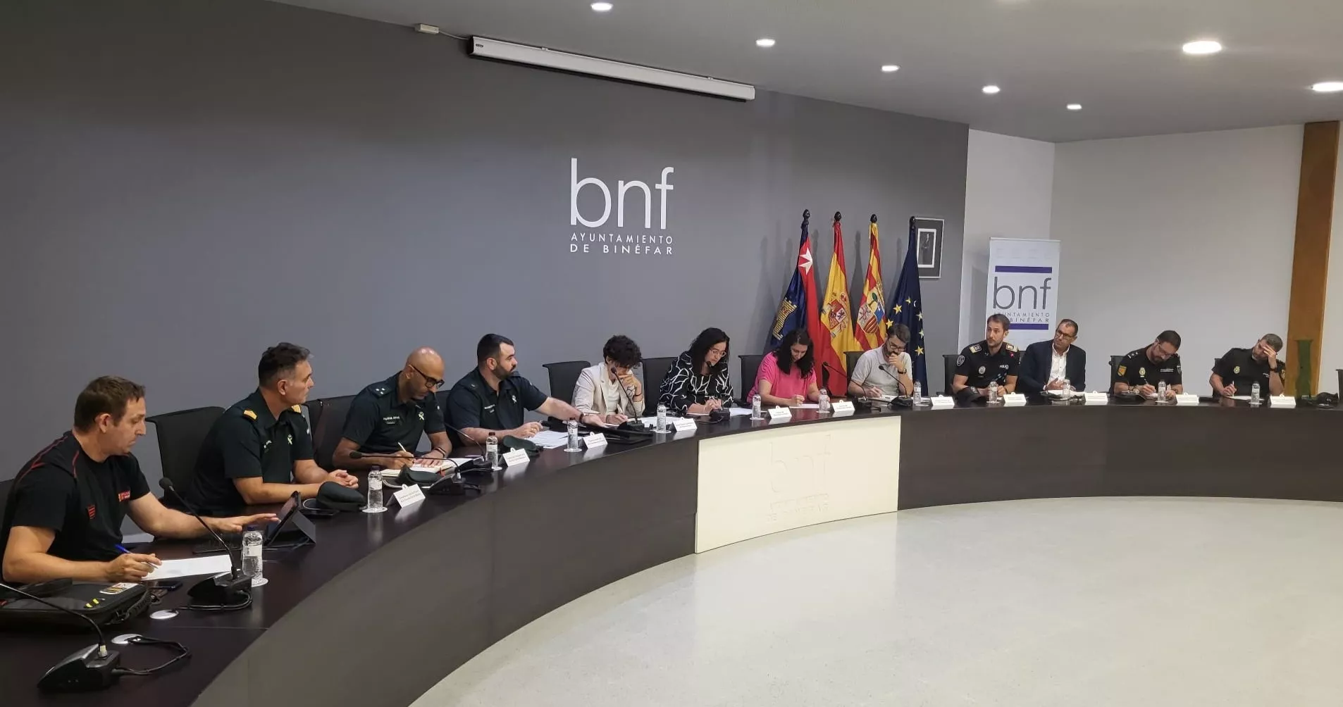 Binéfar contará con un refuerzo de seguridad en las fiestas.