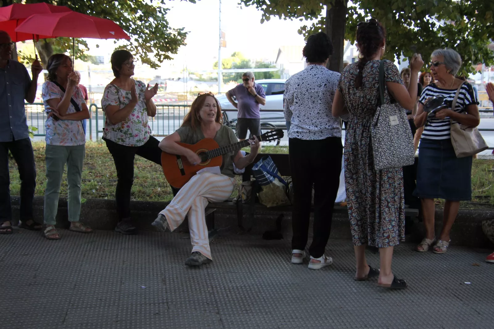 Nueva protesta contra la tala convocada por la Plataforma Árboles Vivos. Foto Carlos Neofato