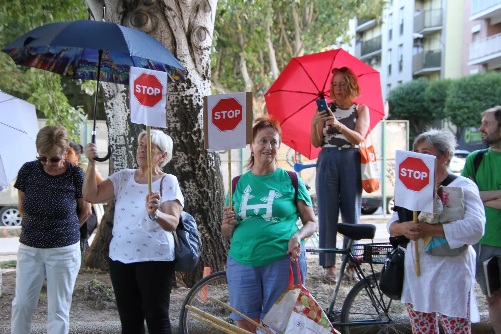 Nueva protesta contra la tala convocada por la Plataforma Árboles Vivos. Foto Carlos Neofato