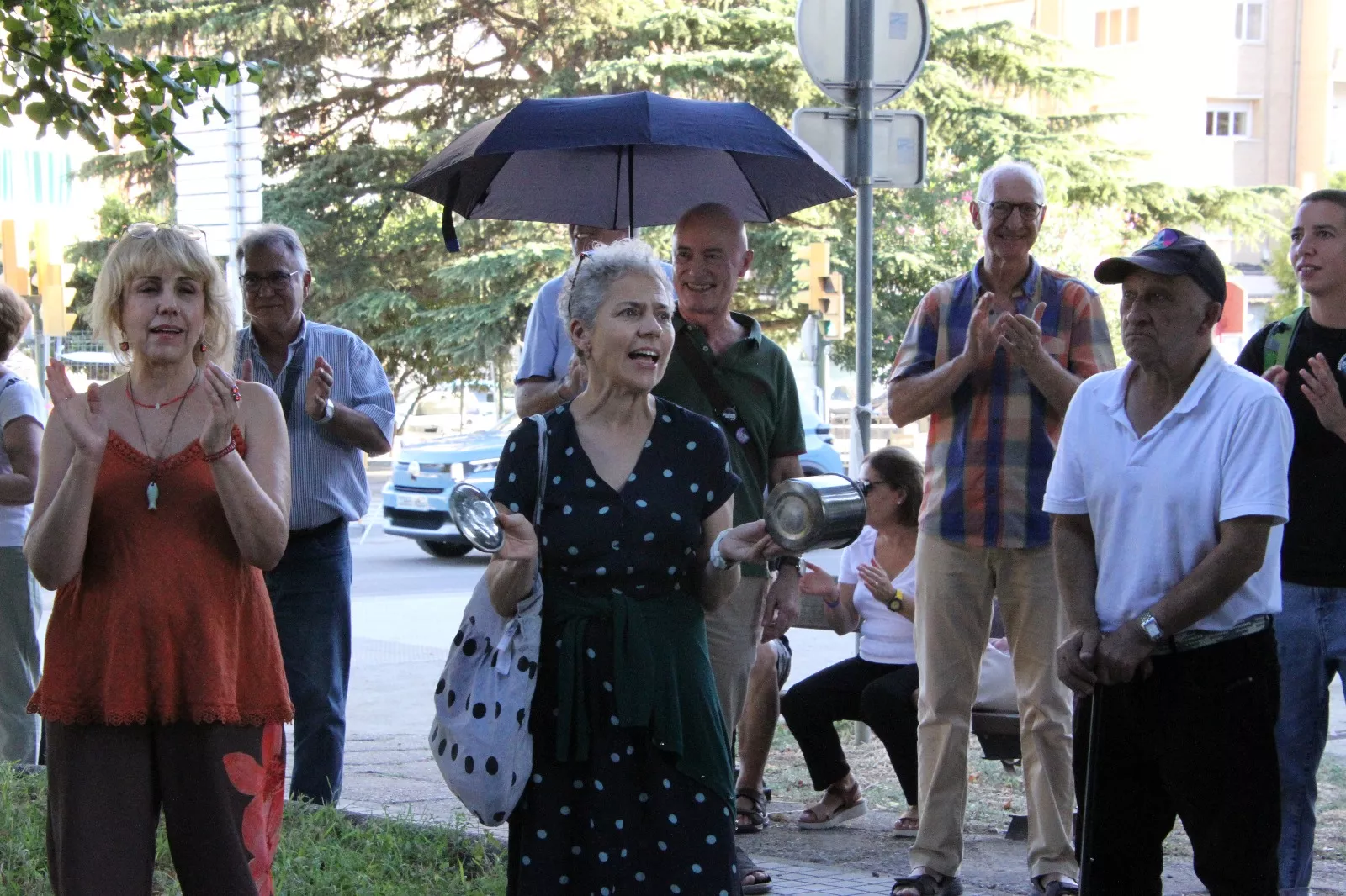 Nueva protesta contra la tala convocada por la Plataforma Árboles Vivos. Foto Carlos Neofato