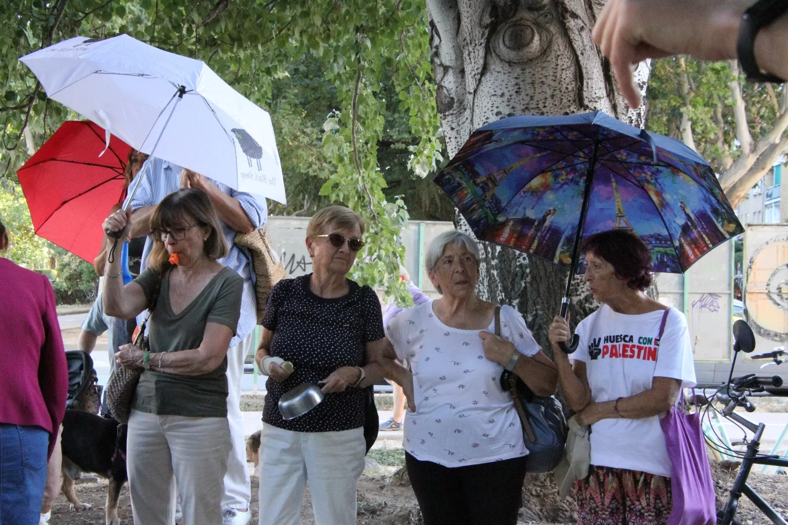 Nueva protesta contra la tala convocada por la Plataforma Árboles Vivos. Foto Carlos Neofato