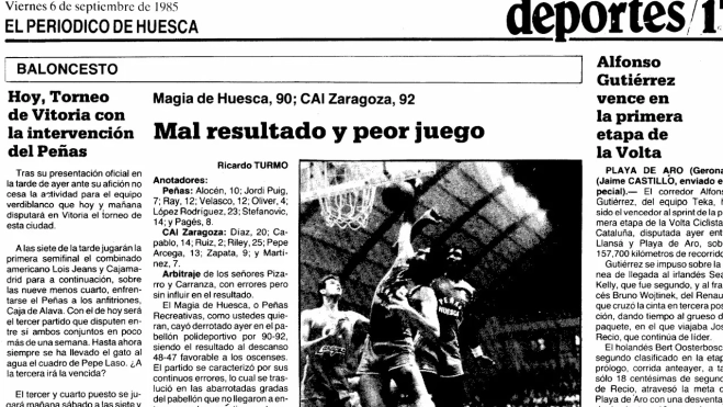 Primera crónica del Magia de Huesca Primera crónica del Magia de Huesca