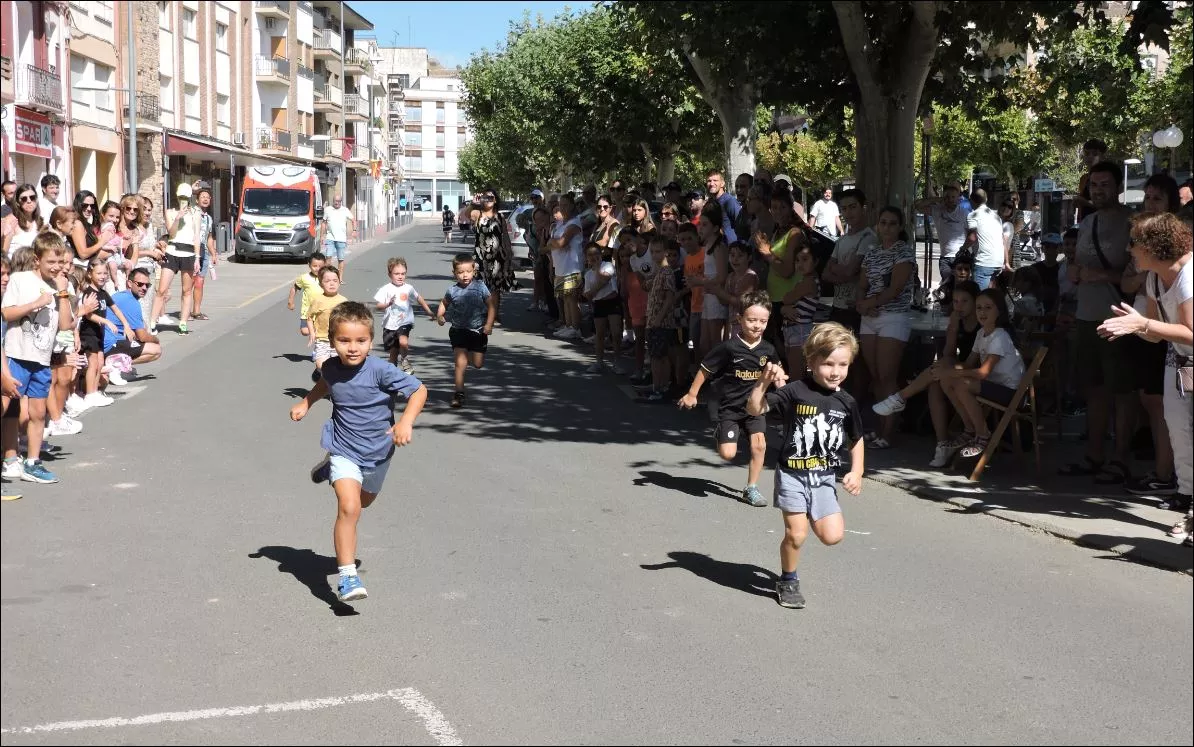 Tamarite 2025. Carrera de niños de 4 y 5 años