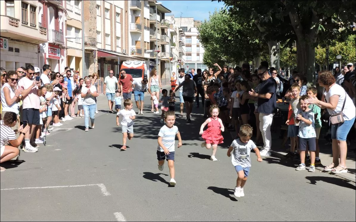 Tamarite 2025. Carrera de niñas y niños hasta 3 años