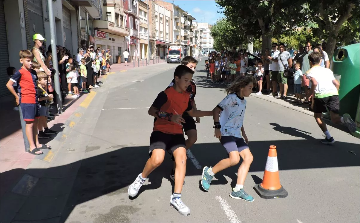 Tamarite 2025. Carrera de niños de 10  a 13 años