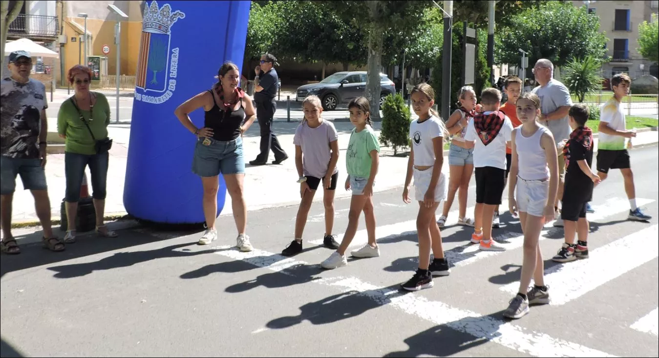 Tamarite 2025. Carrera de niñas de 10 y 11 años