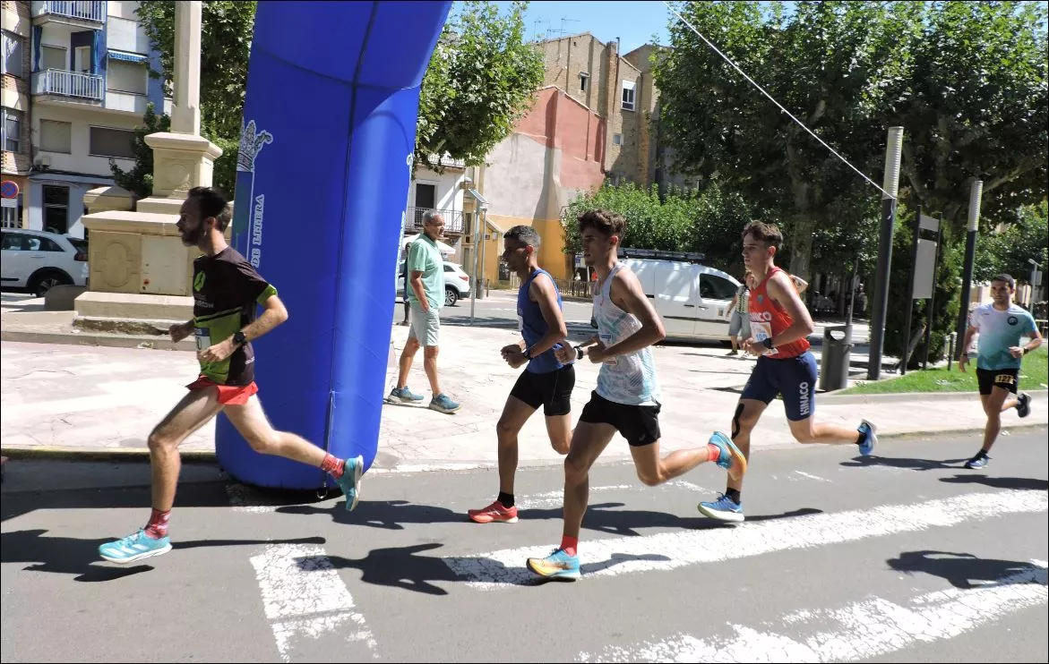 Tamarite 2025. Grupo de cabeza en la segunda vuelta