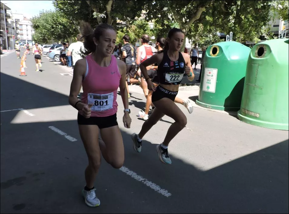 Tamarite 2025. el esfuerzo se refleja en el rostro de las corredoras