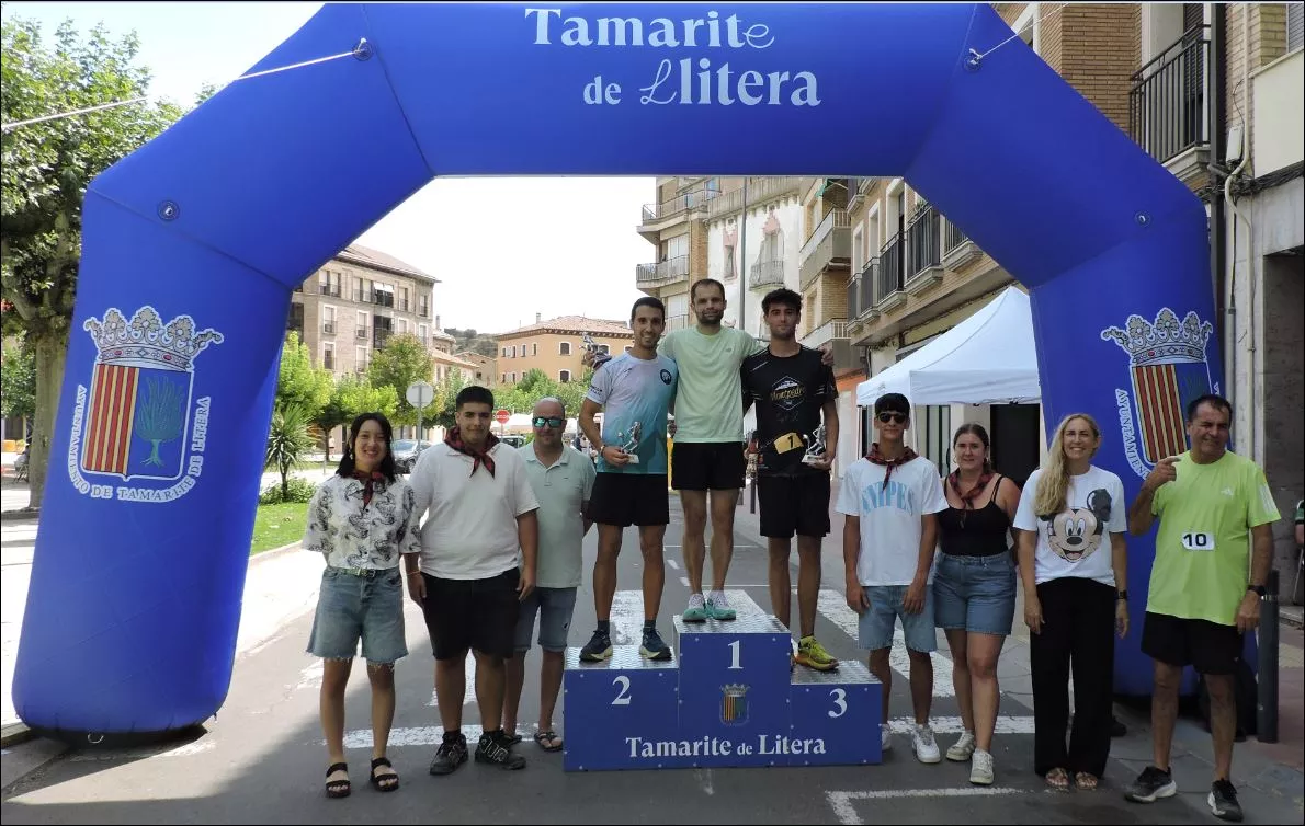 Tamarite 2025. Podium Local Masculino