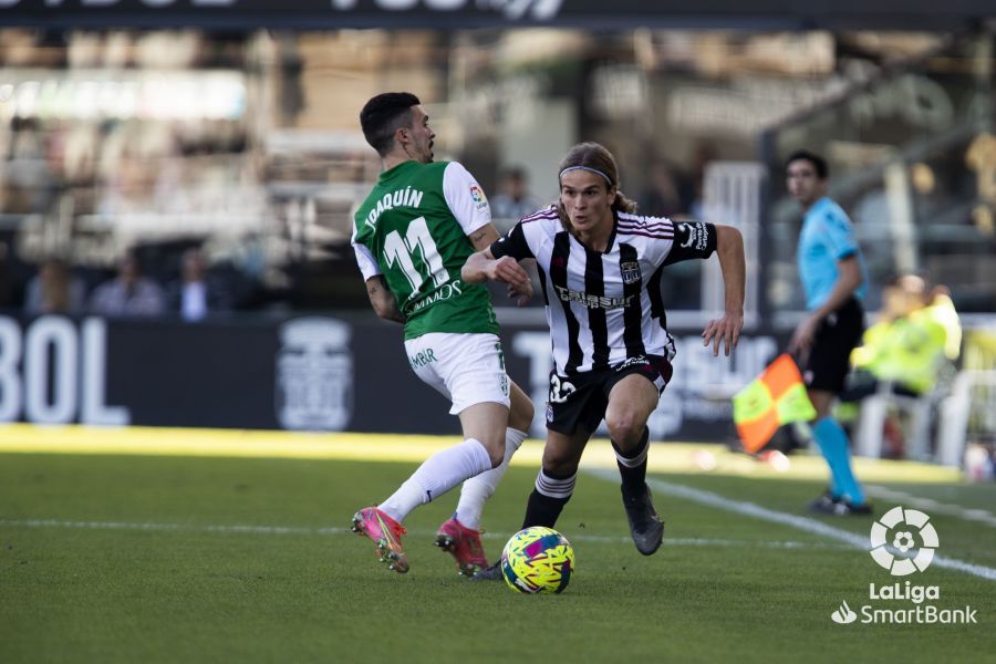 Imágenes del partido  Cartagena Huesca. Foto La Liga 