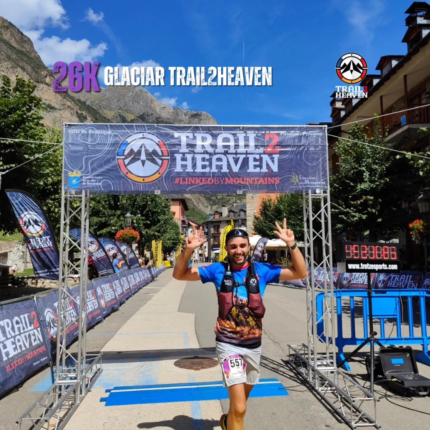 Javier Cercano, tercero 26K