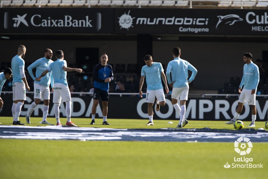 Imágenes del partido  Cartagena Huesca. Foto La Liga 
