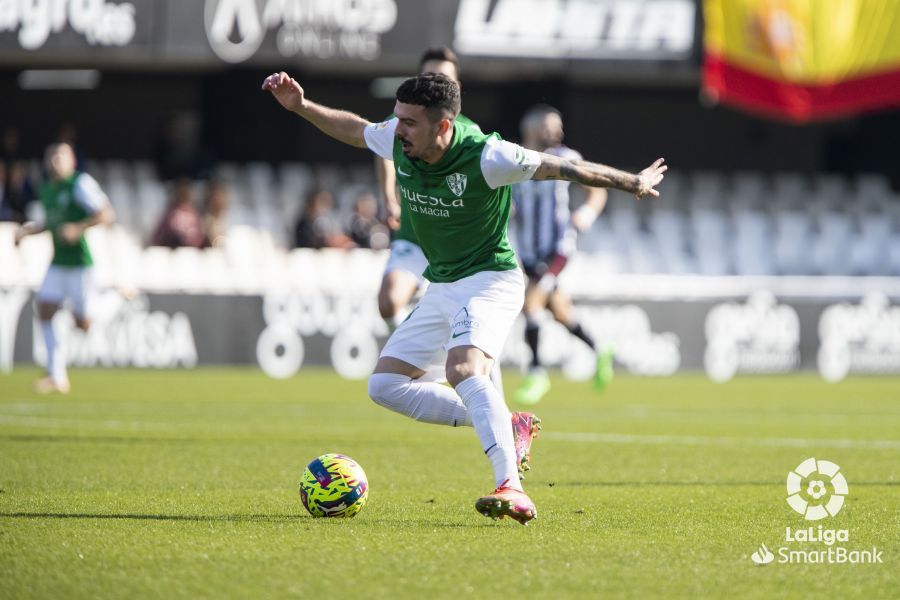 Imágenes del partido  Cartagena Huesca. Foto La Liga 