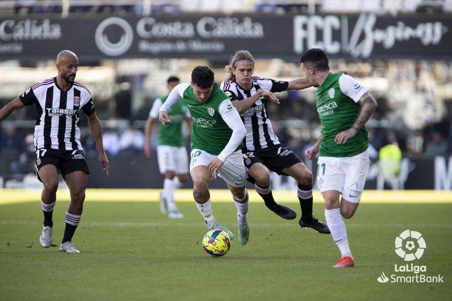 Imágenes del partido  Cartagena Huesca. Foto La Liga 