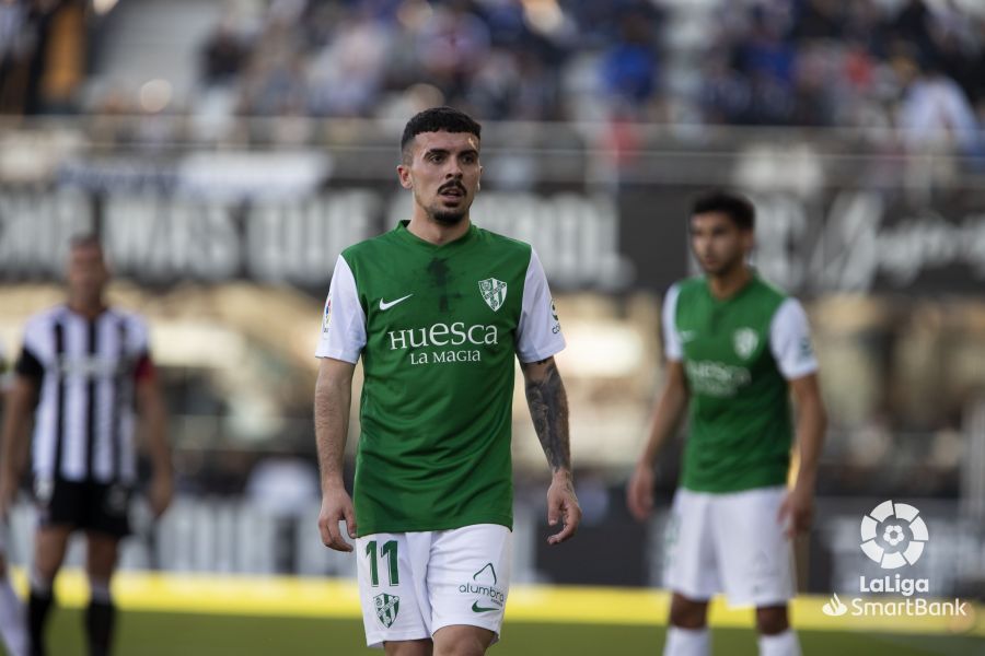 Imágenes del partido  Cartagena Huesca. Foto La Liga 