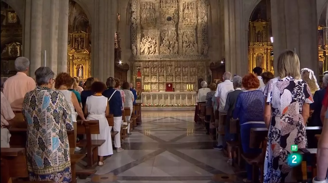 Misa retransmitida por El Día del Señor de la 2 desde la Catedral de Huesca por el Santo Cristo de los Milagros