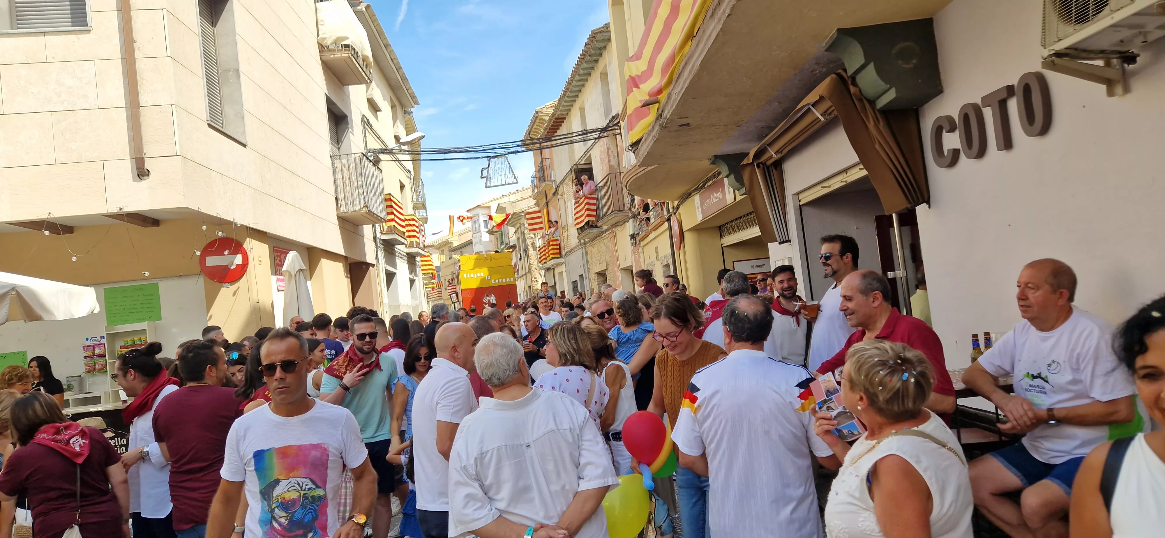 Comienzan las fiestas de Almudévar 2025. Foto Myriam Martínez 