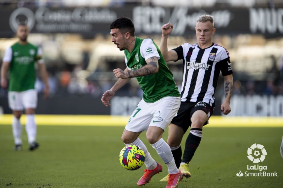 Imágenes del partido  Cartagena Huesca. Foto La Liga 