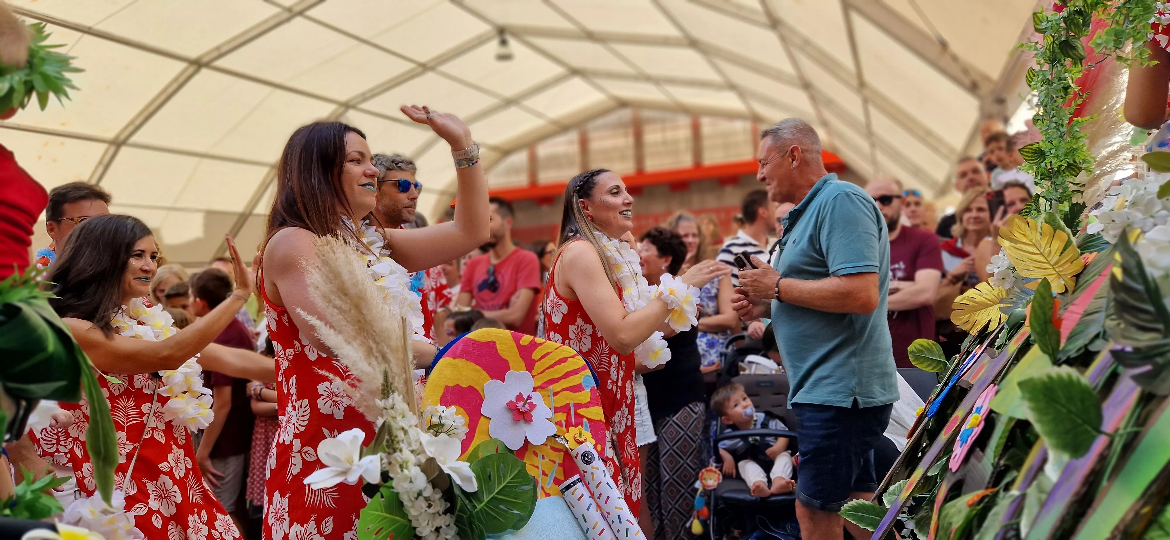 Comienzan las fiestas de Almudévar 2025. Foto Myriam Martínez 
