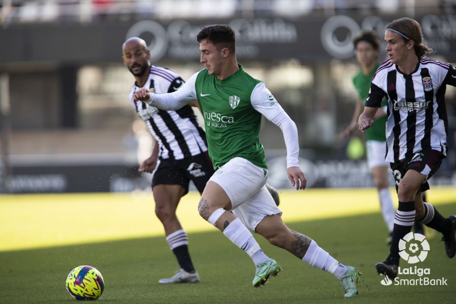 Imágenes del partido  Cartagena Huesca. Foto La Liga 