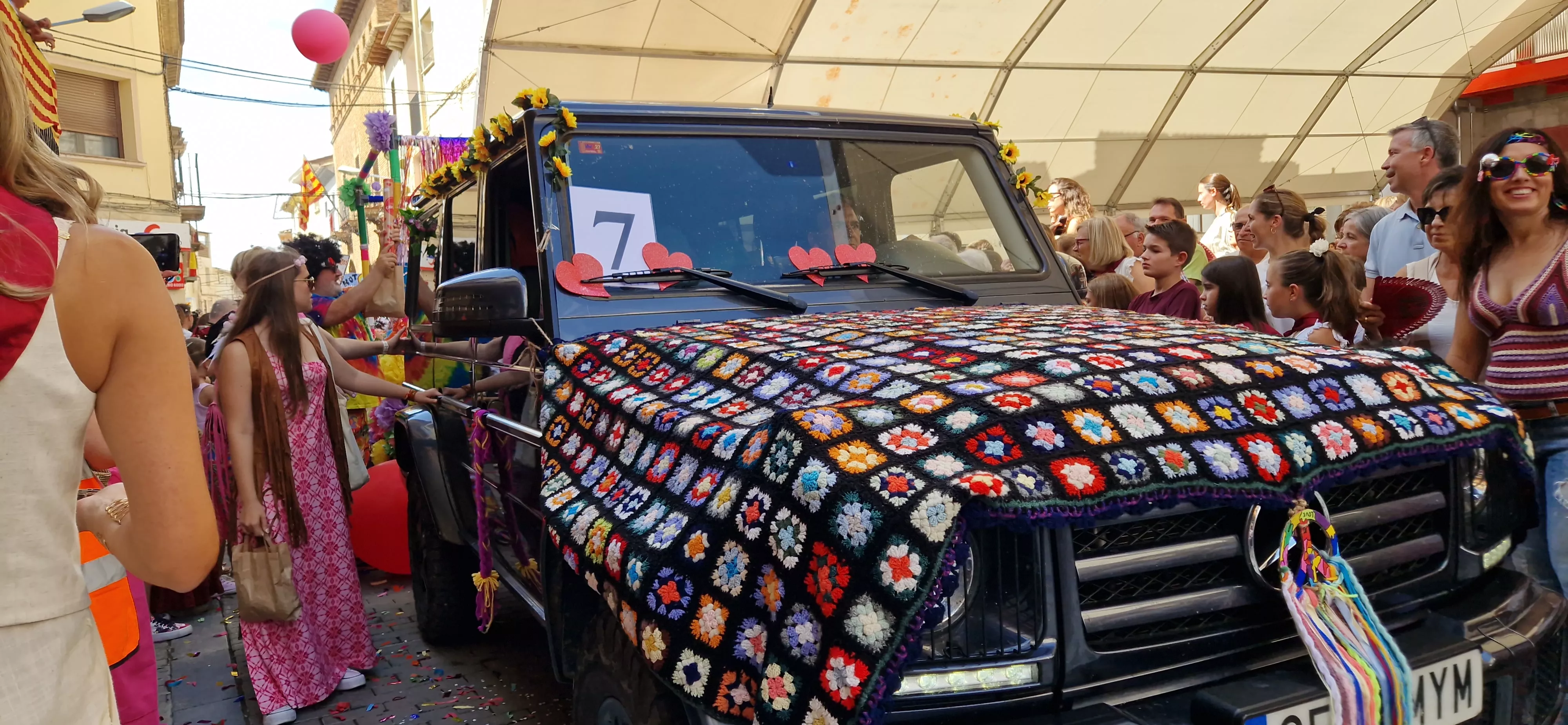 Comienzan las fiestas de Almudévar 2025. Foto Myriam Martínez 