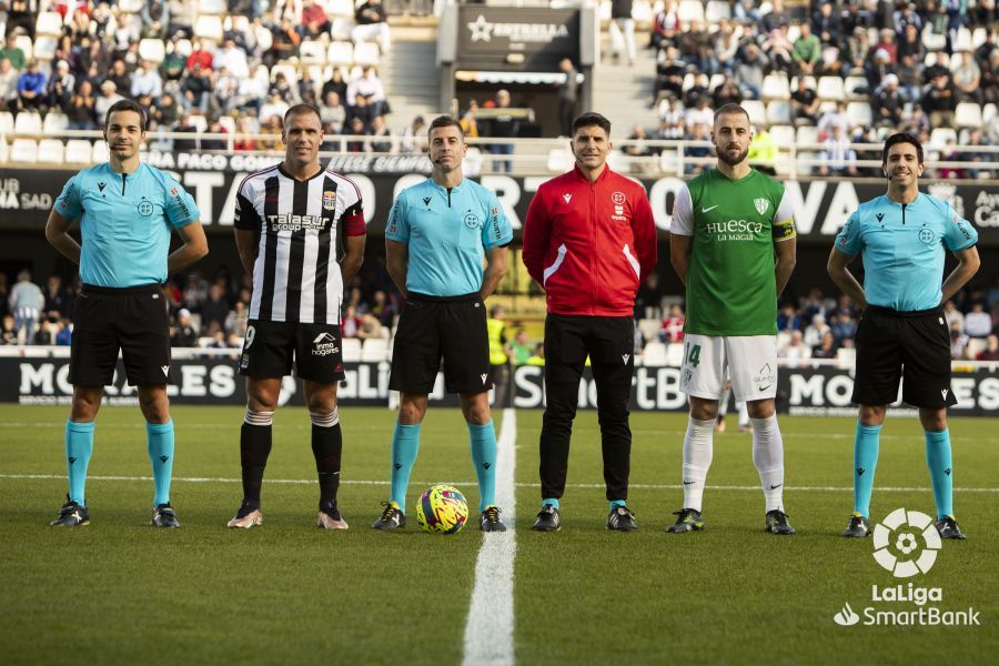 Imágenes del partido  Cartagena Huesca. Foto La Liga 