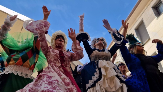 Comienzan las fiestas de Almudévar 2025. Foto Myriam Martínez 