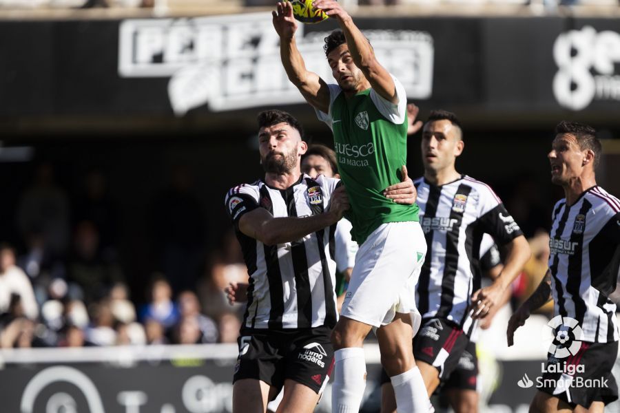 Imágenes del partido  Cartagena Huesca. Foto La Liga 