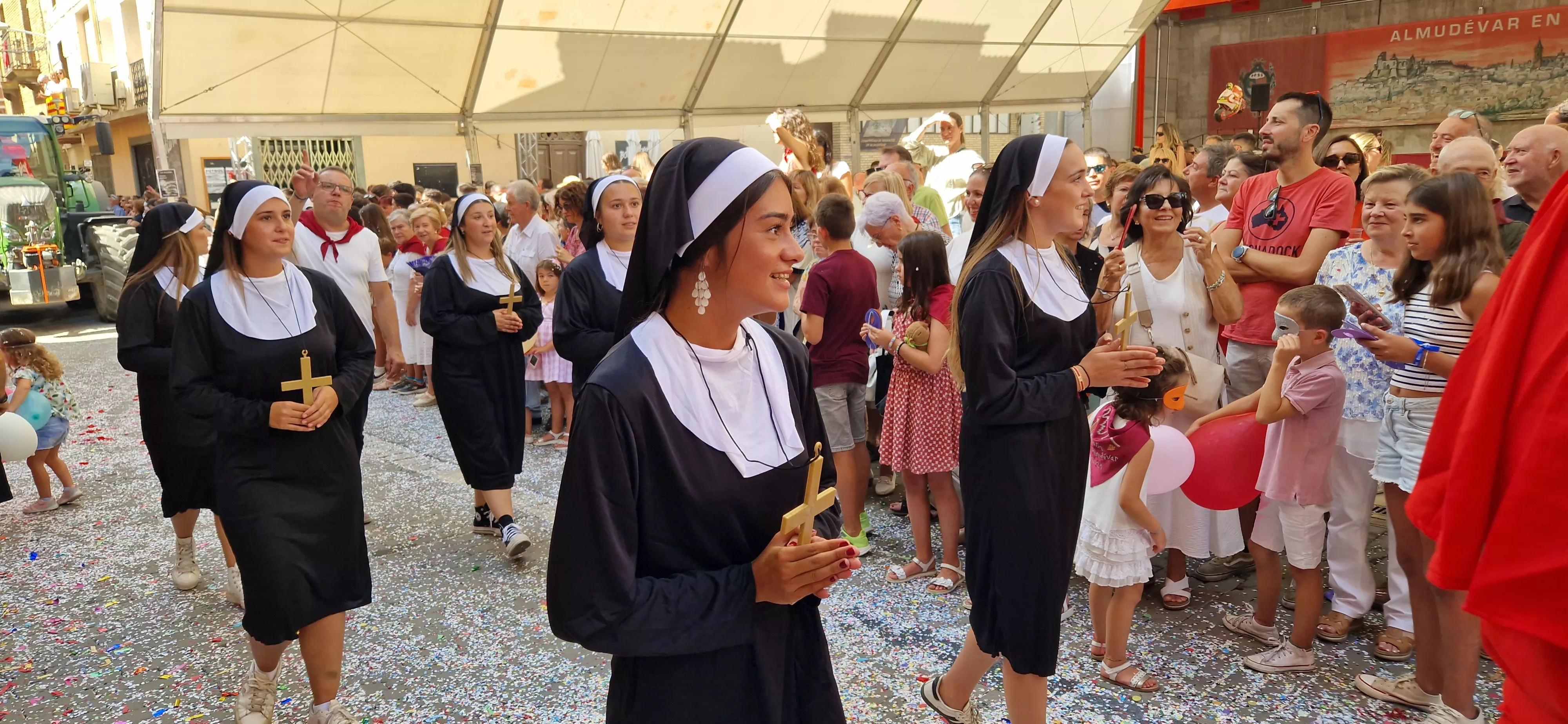 Comienzan las fiestas de Almudévar 2025. Foto Myriam Martínez 