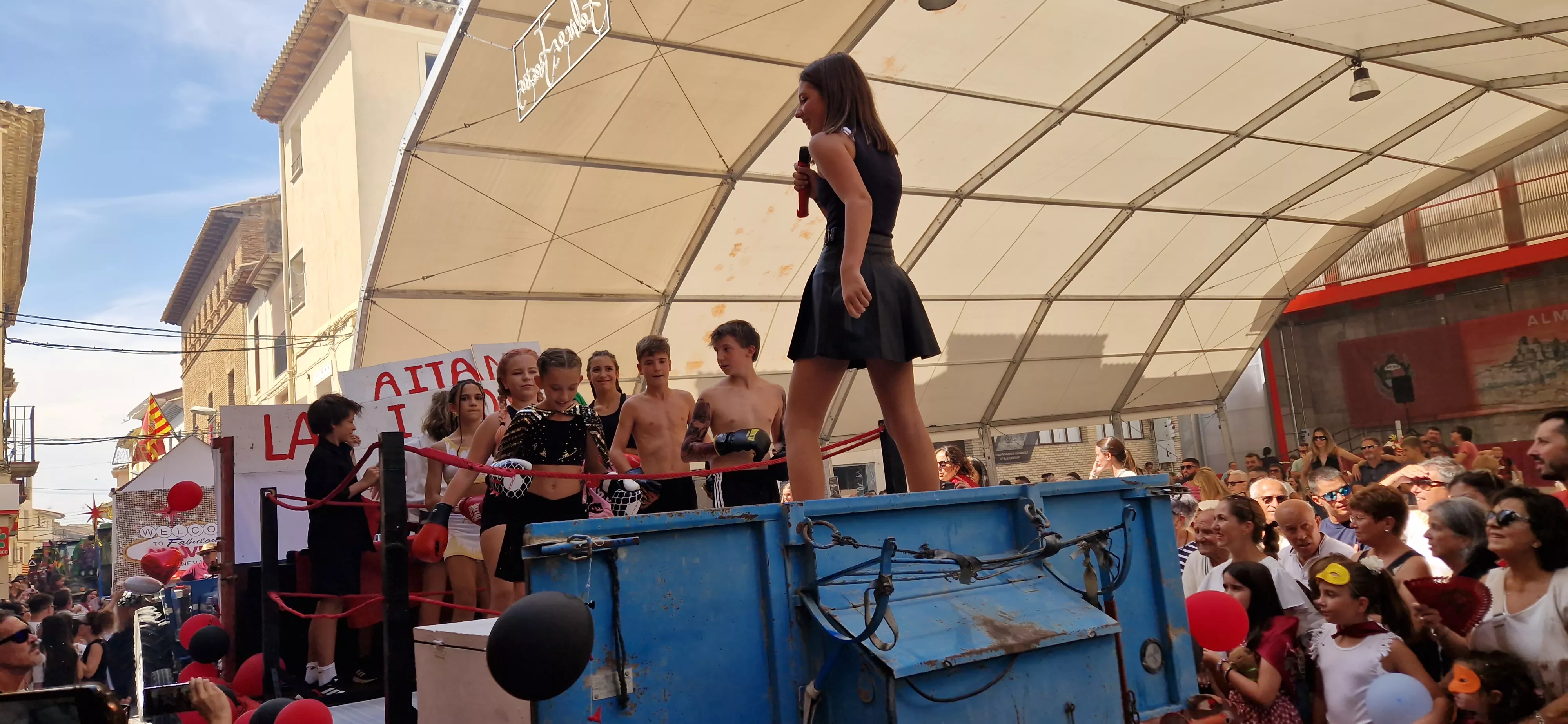 Comienzan las fiestas de Almudévar 2025. Foto Myriam Martínez 