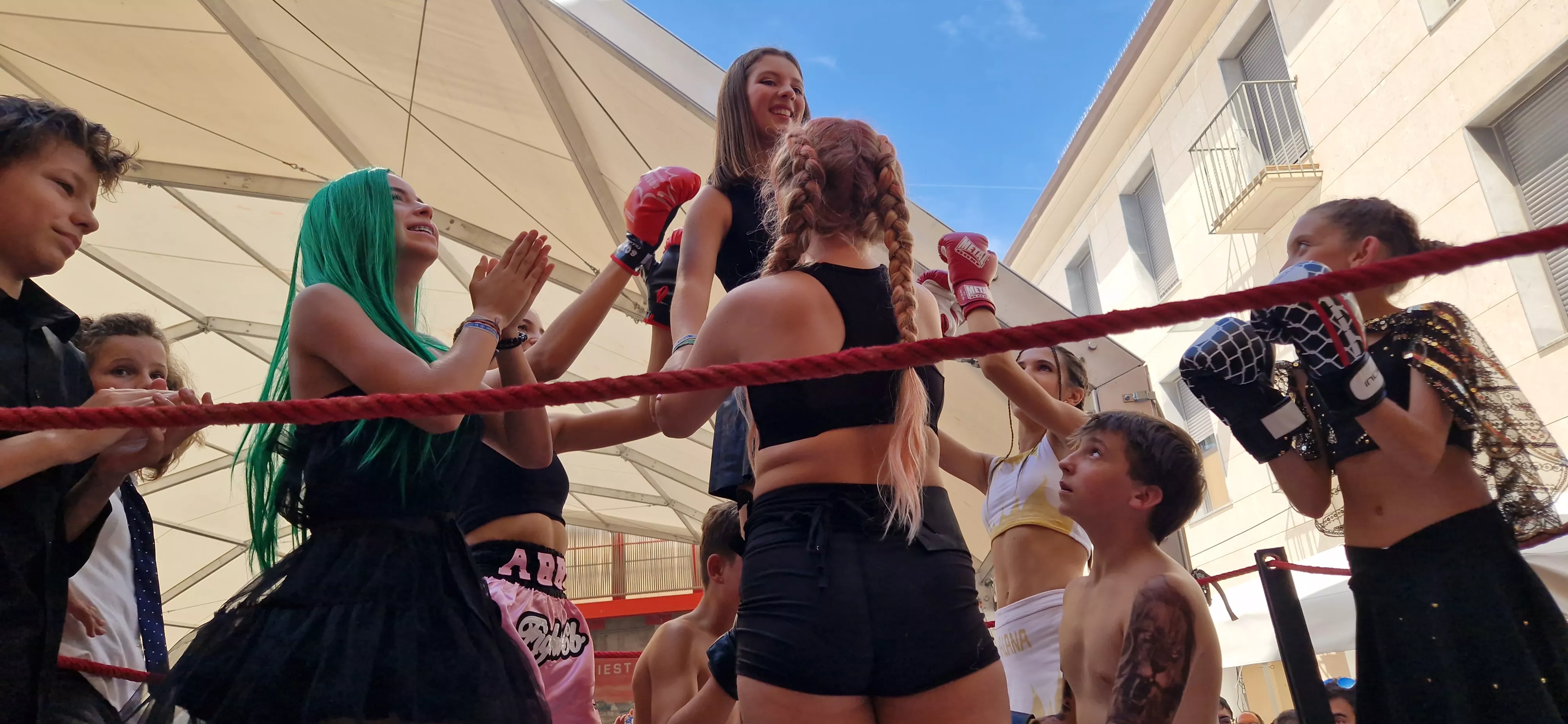 Comienzan las fiestas de Almudévar 2025. Foto Myriam Martínez 