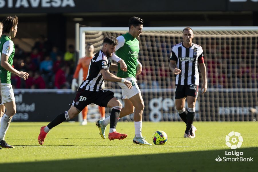 Imágenes del partido  Cartagena Huesca. Foto La Liga 