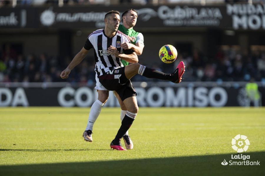 Imágenes del partido  Cartagena Huesca. Foto La Liga 