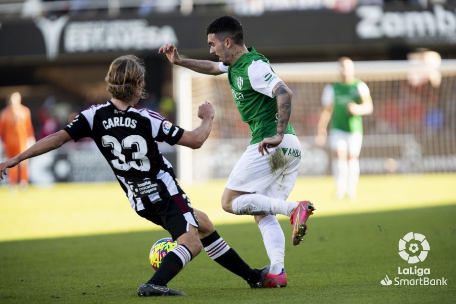 Imágenes del partido Cartagena Huesca. Foto La Liga 