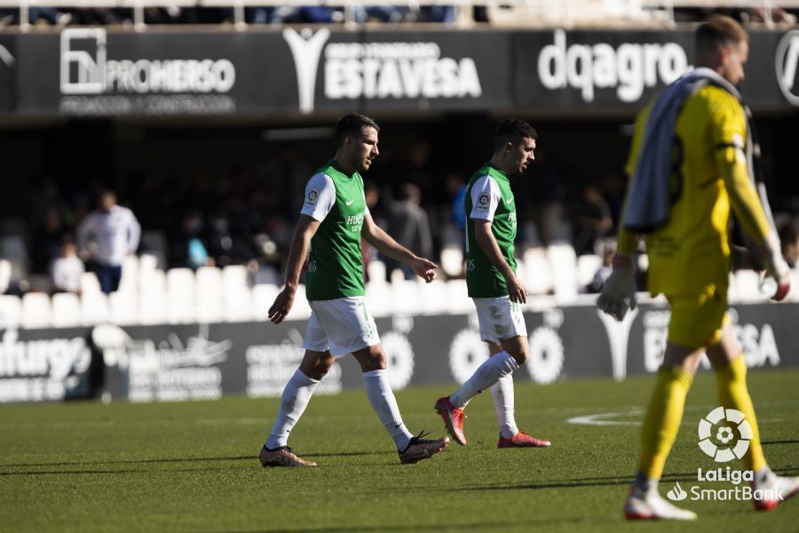 Imágenes del partido  Cartagena-Huesca de la temporada pasada. Foto La Liga 