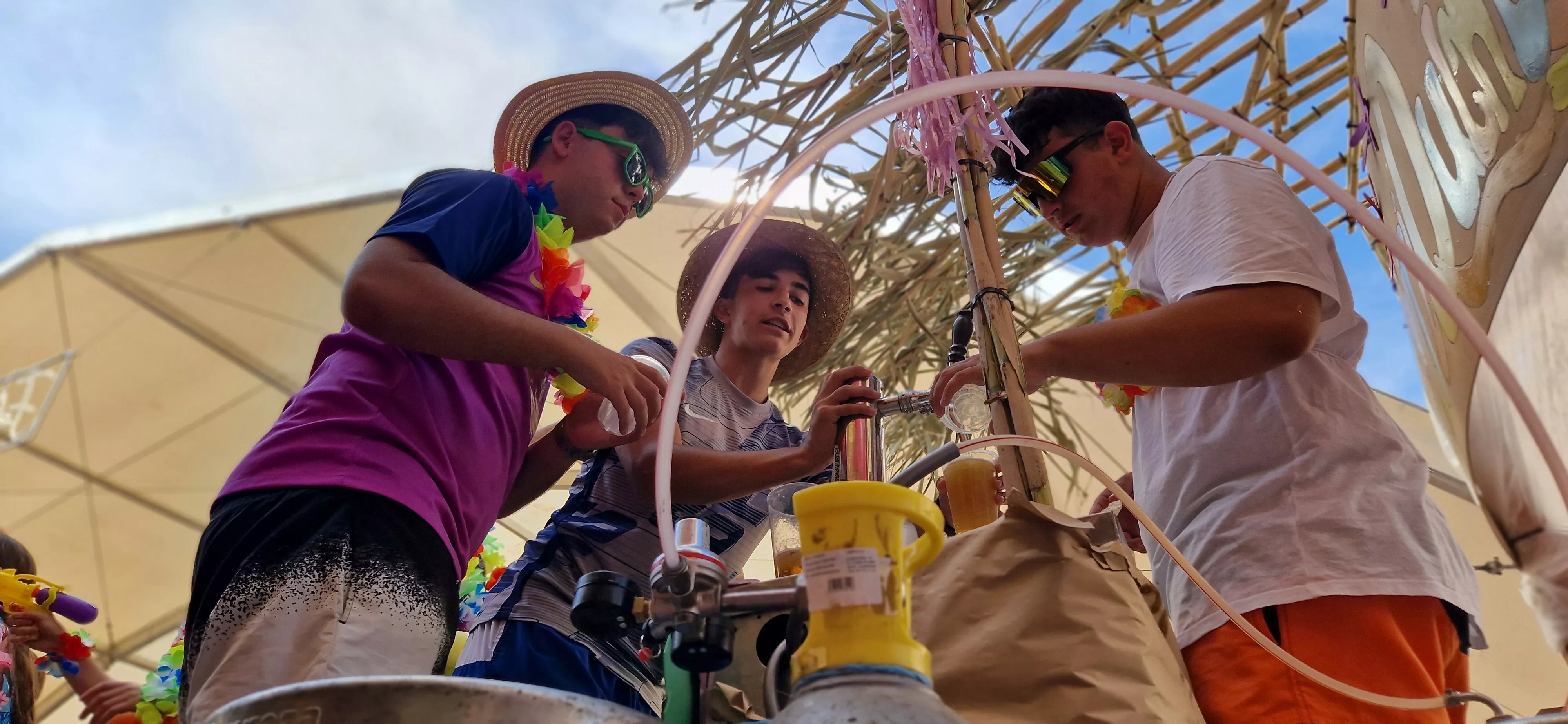 Comienzan las fiestas de Almudévar 2025. Foto Myriam Martínez 