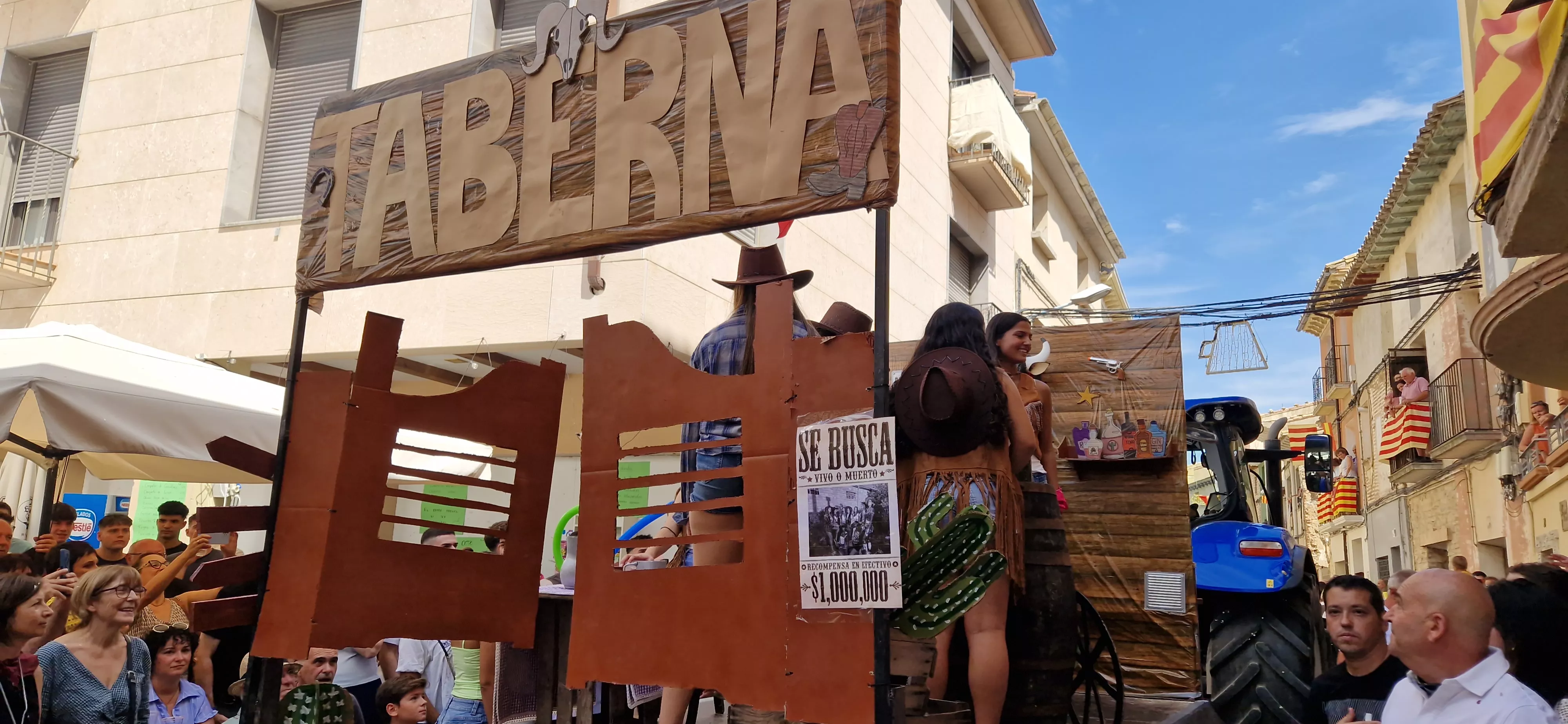 Comienzan las fiestas de Almudévar 2025. Foto Myriam Martínez 