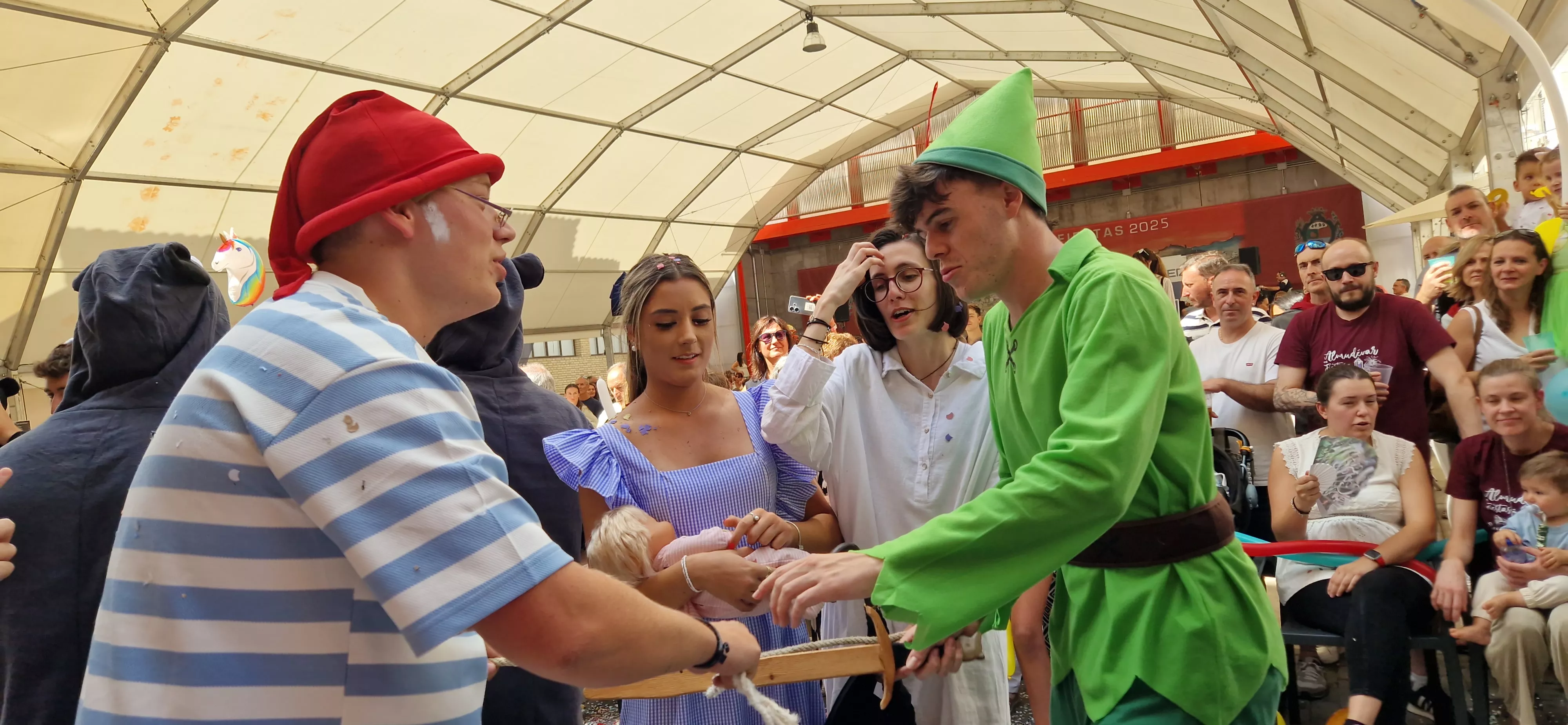 Comienzan las fiestas de Almudévar 2025. Foto Myriam Martínez 